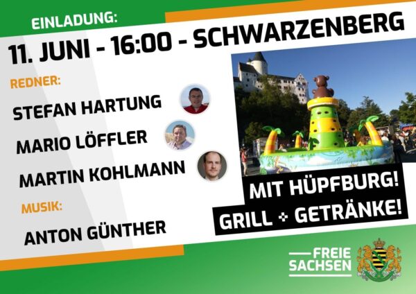 Kundgebung in Schwarzenberg