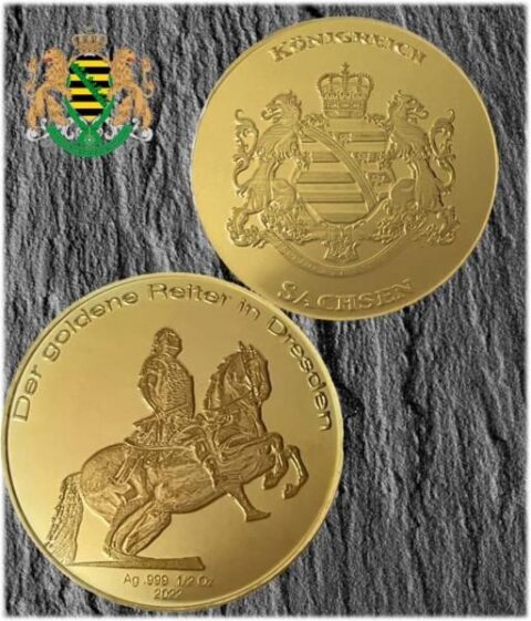 Die beliebten Sachsentale – in silber oder handvergoldet