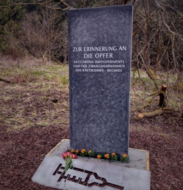 Gedenkstein Corona-Opfer