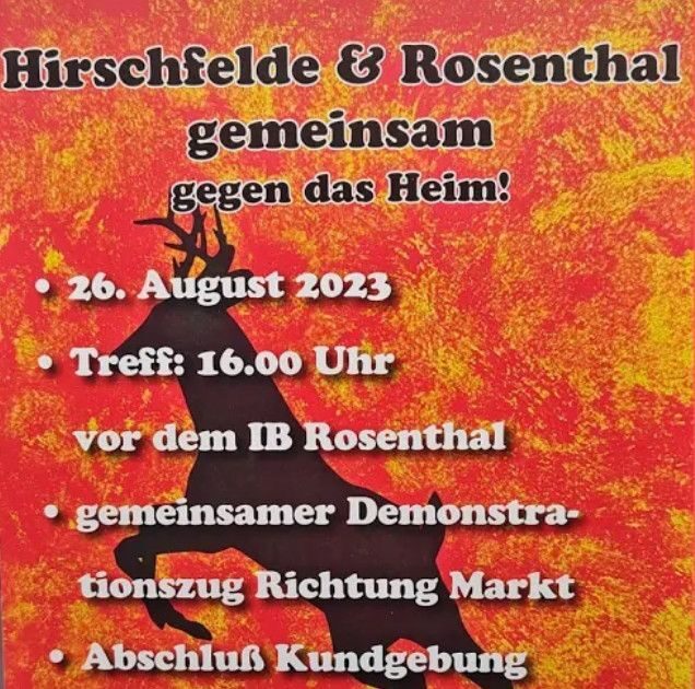 Samstag: Hirschfelde steht wieder auf!