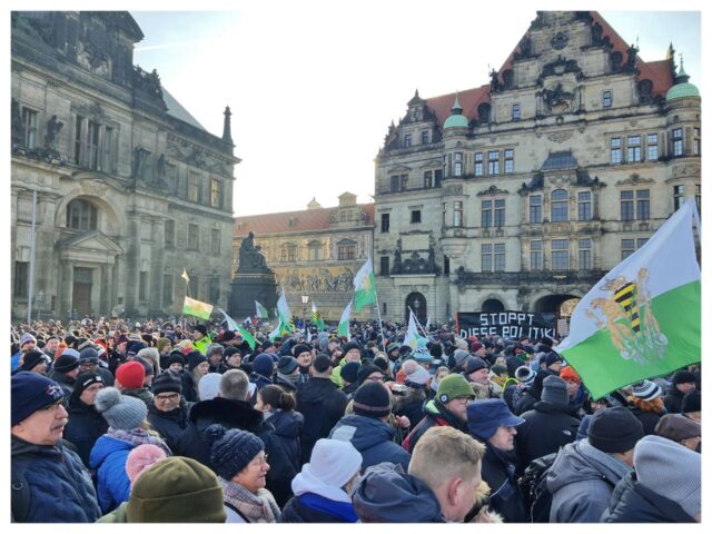 Protest in Sachsen